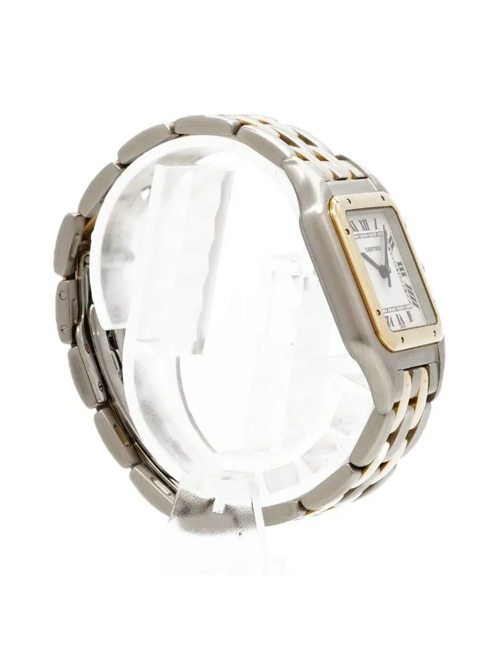 Cartier Panthere MM 2 Row Ivory Dial Watch